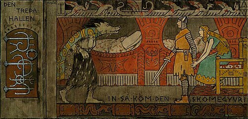 The third Hall, 1900, Gerhard Munthe