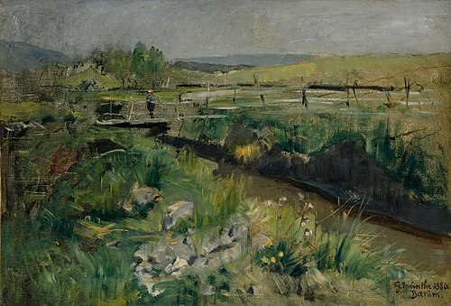 View from Bærum, 1886, Gerhard Munthe