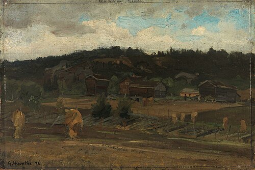 Sheaves of Grain, 1876, Gerhard Munthe