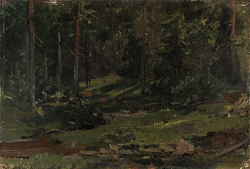 Wooded Landscape, 1891, Gerhard Munthe