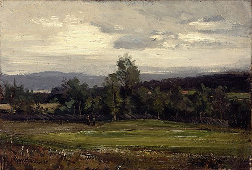 Fields at Hedmark in Summer, 1875, Gerhard Munthe