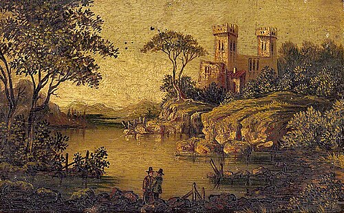 View of a Castle, 1779, Margaret Fownes-Luttrell