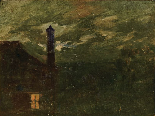 Casa do pintor na Bretanha ao luar, 2000, Alves Cardoso
