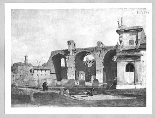 The Constantine - Basilica in Rome, 1858, Theodor Christoph Schüz