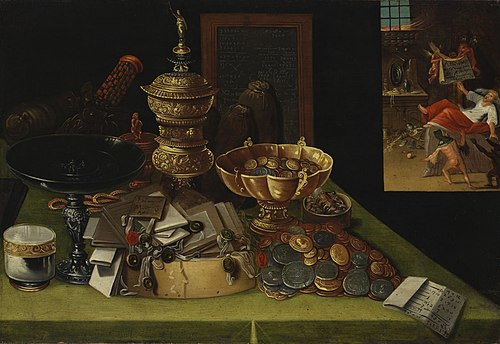 Allegory of Worldly Riches, 1602, Christian van den Perre