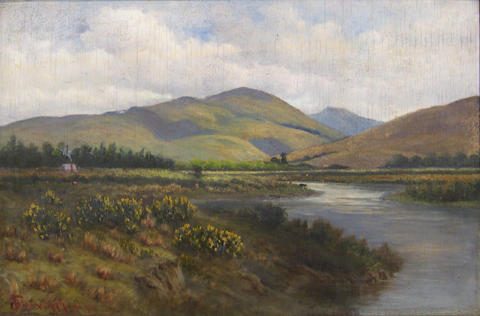 Sur la rivière Mataura, 1924, Frank Brookesmith