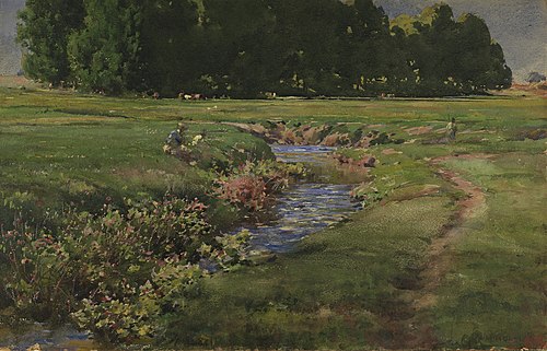 The Babbling Brook, 1889, William Henry Holmes