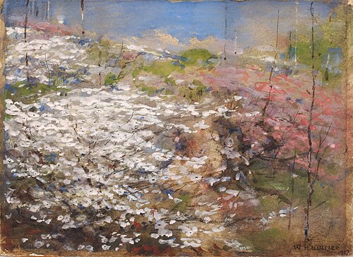Field of Blossoms, 1927, William Henry Holmes
