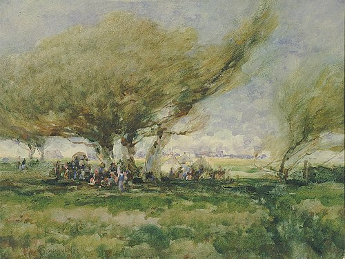 A Gypsy Camp, 1888, William Henry Holmes