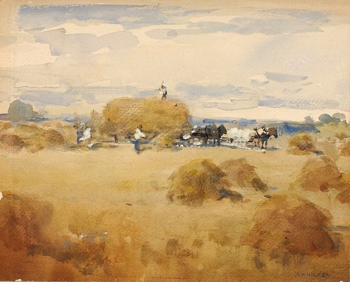 (Haymaking Scene), 1889, William Henry Holmes