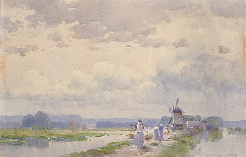 In Holland, 1889, William Henry Holmes