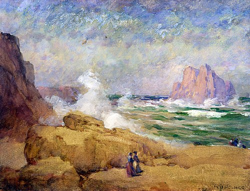 On the Coast of California, 1888, William Henry Holmes