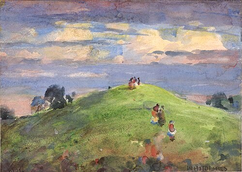 On the Sunset Hill, 1926, 1926, William Henry Holmes