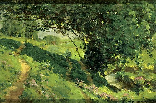 Original sketch of "The Wanderlusters' Rest", 1915, William Henry Holmes