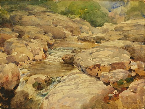 The Placid Potomac, 1889, William Henry Holmes