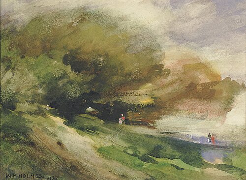 The Shaded Walk, 1927, William Henry Holmes