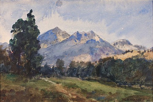 Wyoming Foot Hills, 1921, William Henry Holmes