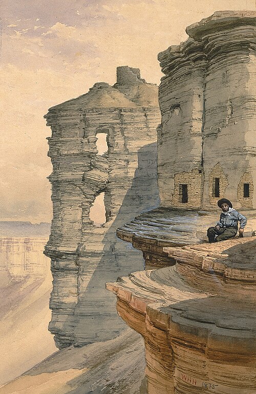 Cliff Houses on the Rio Mancos, Colorado, 1878, William Henry Holmes
