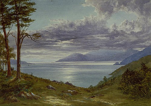 Moonlit Landscape, , Edward Noel Barraud