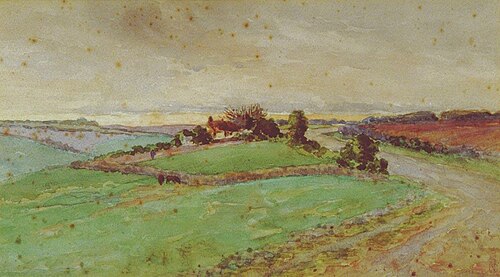 English Country Scene, , Edward Noel Barraud