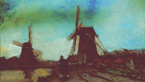 Near Laardam, Holland, 1901, Mauritz Monnickendam