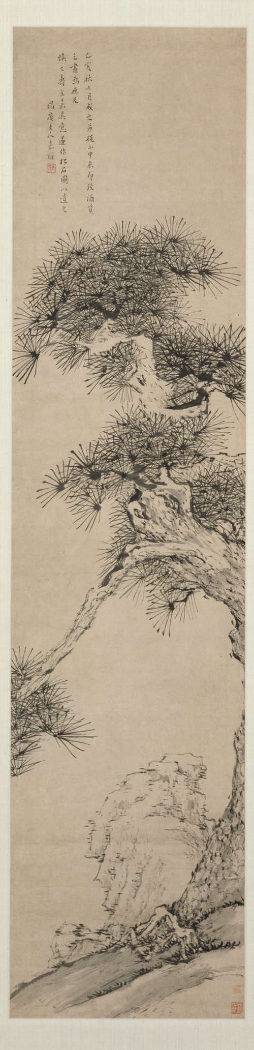 程嘉燧松石轴, , Cheng Jiasui