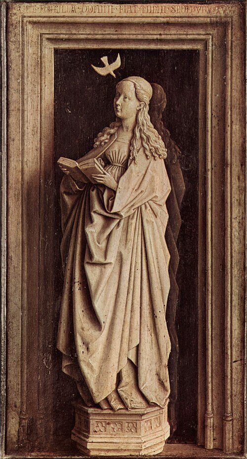Mary with Holy Spirit, 1439, Jan van Eyck