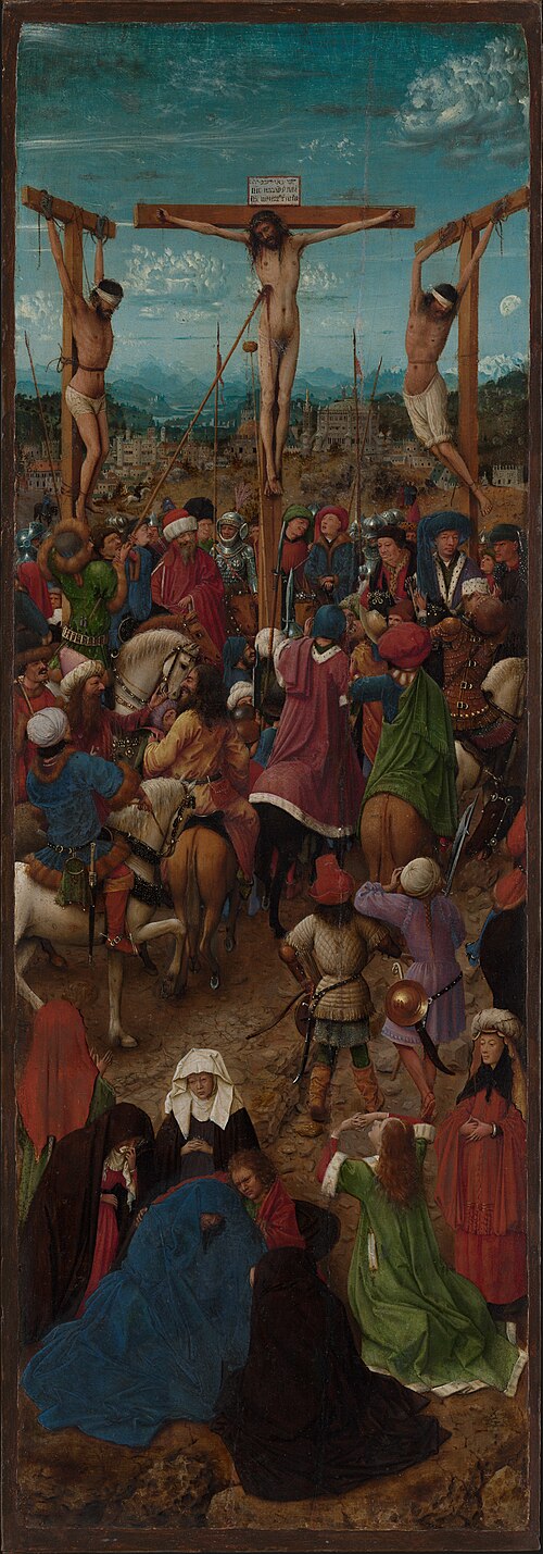Crucifixion, 1430, Jan van Eyck