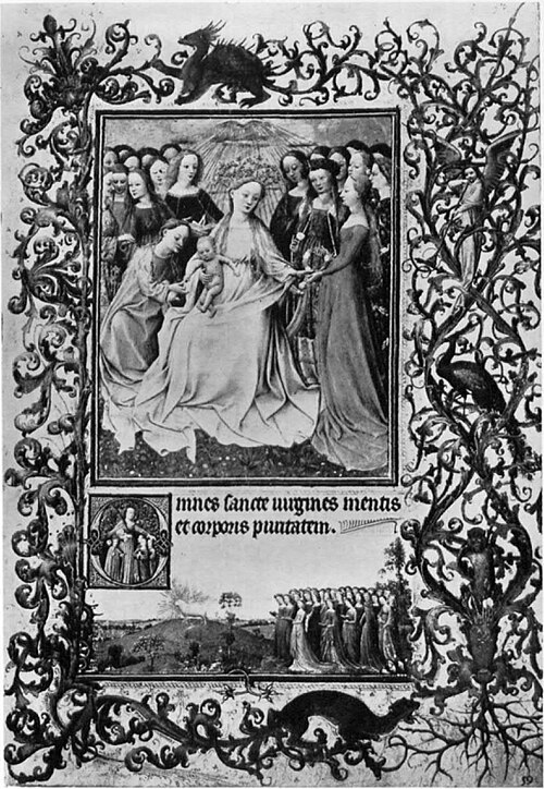Virgin with Female Saints, , Jan van Eyck
