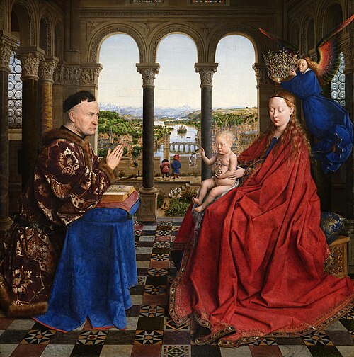 La Vierge du chancelier Rolin, 1500, Jan van Eyck