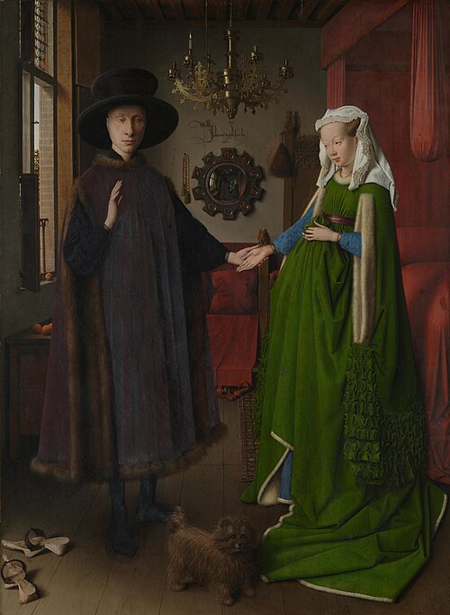 Les Époux Arnolfini, 1434, Jan van Eyck