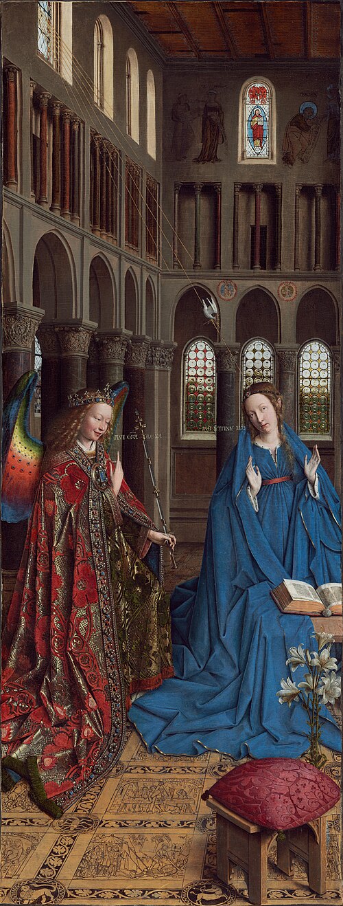 L'Annonciation, 1435, Jan van Eyck