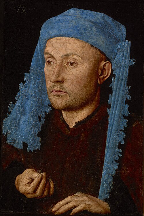 L'Homme au chaperon bleu, 1435, Jan van Eyck