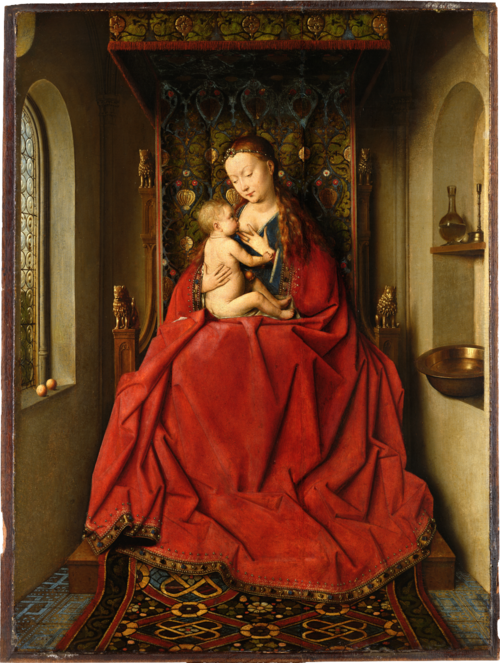 Vierge de Lucques, 1437, Jan van Eyck