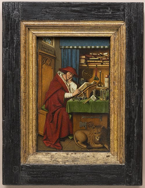 Saint Jérôme dans son étude, 1435, Jan van Eyck