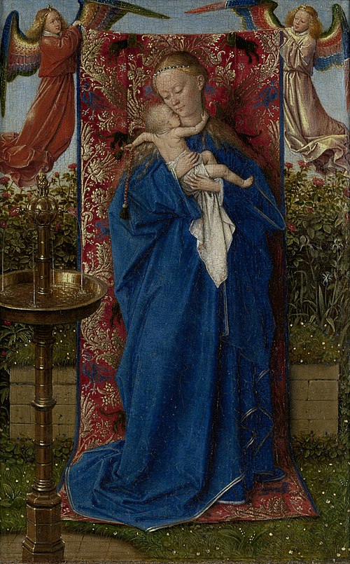 Vierge à la fontaine, 1439, Jan van Eyck