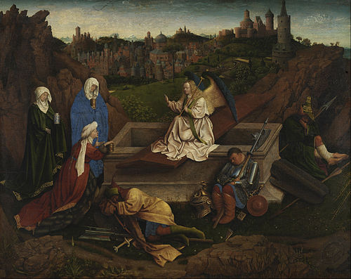 Les Trois Maries au Sépulcre, 1430, Jan van Eyck