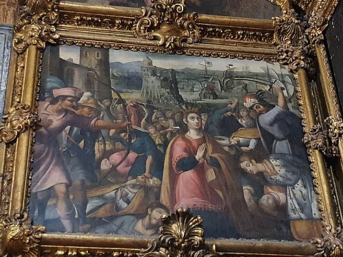 O Martírio de Santa Úrsula e das Onze Mil Virgens, 1600, Diogo Teixeira