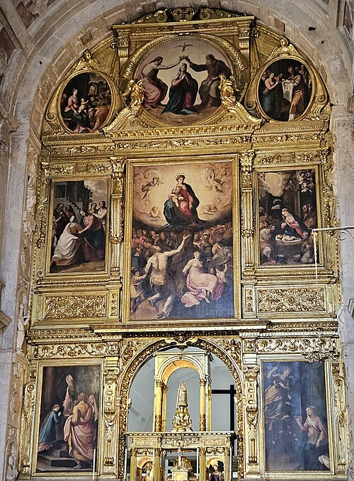 Retábulo da Capela-mor da Igreja da Luz de Carnide, 1590, Diogo Teixeira