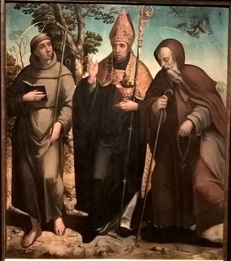 Santo António, São Bento e Santo Antão, 1545, Diogo de Contreiras