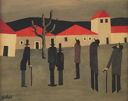Casario e figuras de um sonho, 1931, Dominguez Alvarez