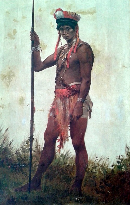 Chief of the indians of the Uaupés River, 1882, Décio Villares