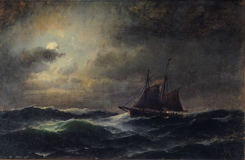 Cutter offshore., 1850, Eduardo De Martino