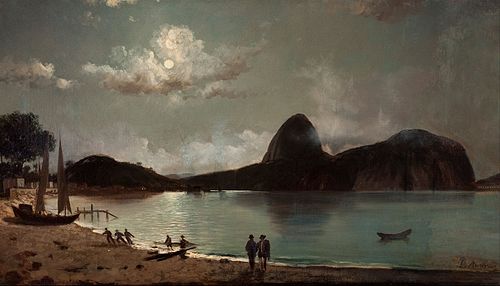 Botafogo Beach, 1870, Eduardo De Martino