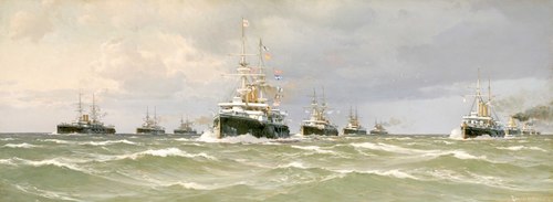 The Channel Squadron, 1898, 1898, Eduardo De Martino