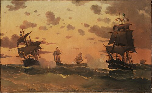 Rendição da Corveta General Dorrego, 1801, Eduardo De Martino