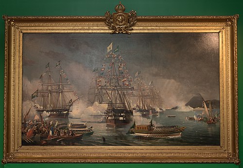 Chegada da Fragata Constituição ao Rio de Janeiro, 1872, Eduardo De Martino