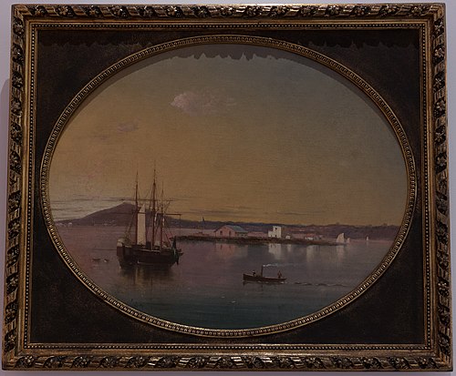 Vapor Marquês de Olinda em Assunção, 1870, Eduardo De Martino