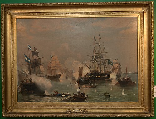 Abordagem da corveta Maceió e da escuna Dois de Dezembro, 1873, Eduardo De Martino