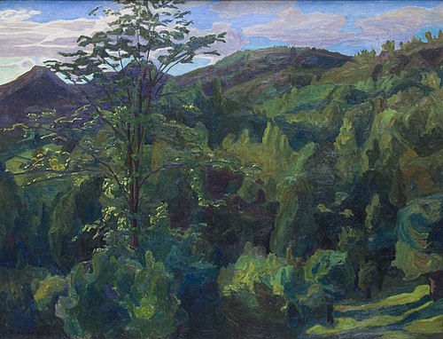 Aften. Kviteseid, 1900, Thorvald Erichsen